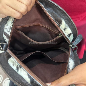 Bolso redondo tallado a mano con herramientas, nuevo diseño elegante, Bolso de piel de vaca, bandolera, bolso de hombro para mujer - Product Image 6