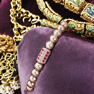 Women's Fashion Antique Sterling Silver 7g <b>Fine</b> Charm Bracelet Trendy <b>Bangles</b> Luxurious link bracelet antique silver bracelet - Product Image 2