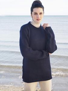 Personalized Wool Sweater <b>Men</b> Cable Knit Long Sleeve <b>Jumper</b> with Embroidered Logo and Ribbed Trims for Boutique <b>Winter</b> Clothing - Product Image 6