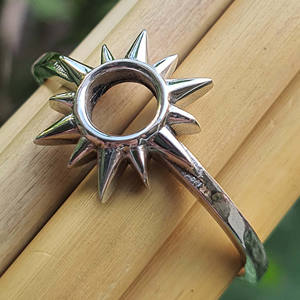 แหวนแต่งงานสเตอร์ลิงเงิน925ของผู้ชายแหวนดวงอาทิตย์ขายดีผ่านการตรวจสอบขายส่งจำนวนมากเครื่องประดับมาใหม่ - Product Image 5