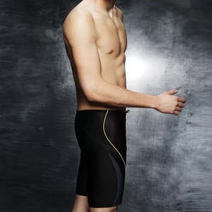 Pantalones Cortos de Compresión Negros para Hombre, de Secado Rápido, Elásticos, para Gimnasio, Correr, Entrenamiento, Ajuste Delgado, Ropa Deportiva - Product Image 3