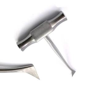 Elevador de Raíz Dental Profesional Cryer Barry, Curvado a la Izquierda, Instrumento Quirúrgico Manual de Acero Inoxidable Reutilizable para Cirugía Oral - Product Image 2