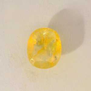 Piedra preciosa de zafiro amarillo natural de Sri Lanka, piedra suelta genuina de zafiro amarillo precioso para joyería fina. - Product Image 1