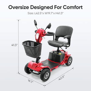 Scooter Elettrico a 4 Ruote per Anziani e Adulti, Pieghevole e Compatto, Velocità Massima 24 km/h - Product Image 3
