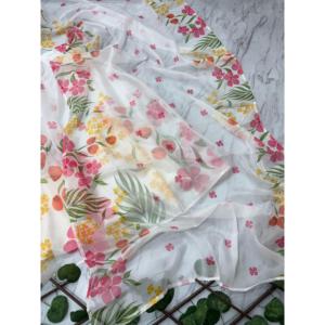 Dernières tenues de soirée Lehenga avec un bel imprimé floral Taille 2XL - Product Image 4