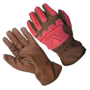 Guantes de Seguridad Industriales de Nuevo Diseño, Guantes de Construcción de Cuero de Vaca, Resistentes al Calor y a las Chispas, para Protección de Manos - Product Image 3