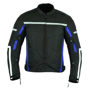 Chaqueta de Motociclismo Unisex de Cordura con Protección Completa del Cuerpo, Chaqueta Textil para Motociclistas, Impermeable y Resistente al Viento - Product Image 6