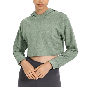 เสื้อสเวตเตอร์มีฮู้ดสีเทาสำหรับผู้หญิง แขนยาว ถักทอสีทึบ ระบายอากาศได้ดี เหมาะสำหรับใส่ในฤดูใบไม้ร่วง - Product Image 3