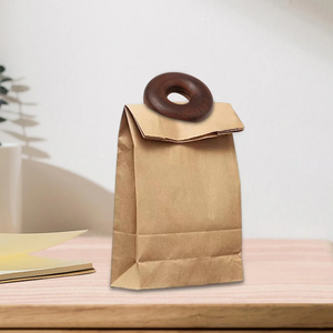 Clip sellador de bolsas de café de madera de haya para el hogar, clip de sellado de donuts de madera para mantener la frescura - Product Image 5