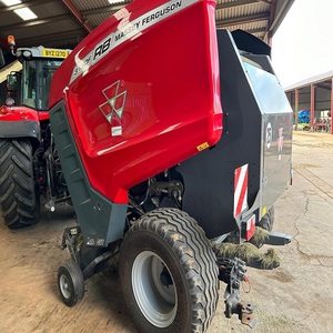 Factory-direct Round Straw Hay Baler with Engine and Motor Advanced Compression & <b>Binding</b> System High Capacity 80-120 Bales/h - Product Image 1