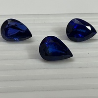 Tanzanita Natural en Forma de Pera, Azul Real de Alta Calidad, Juego de Tres Piezas, 65.00 Quilates, Gema Suelta, Certificada por IGI, Corte Excelente
