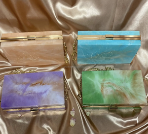 Fabriqué à la main Designer Résine Pochette Femme Unique Élégant À La Mode Sac À Main Embrayages Fabriqué par Tayyab Handicraft - Product Image 5