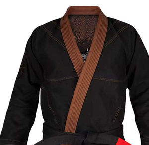 Nouvel ensemble rashguard + short personnalisé pour homme pour la pratique du karaté, léger, en polyester/coton - Product Image 6
