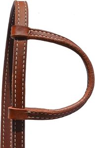 Conjunto de cabezada y pechopetral ecuestres personalizables y duraderos con riendas de cuero occidental para equitación - Product Image 5