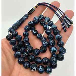ลูกปัดสวดมนต์ tasbih ทำด้วยมือทำจากเรซินทำด้วยมือ - Product Image 1