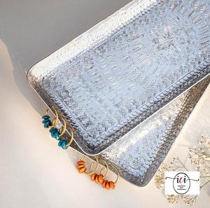 Plateaux de service en métal pour aliments et chocolat, articles de table les plus vendus, ustensiles de cuisine, plateaux pour la maison, en provenance d'Inde - Product Image 1