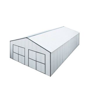 Garage in Metallo 30FT X 40FT, Altezza 11FT, Doppie Porte Frontali, Punto Alto 17FT, 1260 Sq Ft, per Carport, Officina, Casetta di Deposito TMG MS3040 - Product Image 1