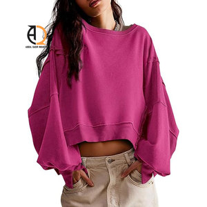 Sudadera Corta de Forro Polar para Mujer, Estilo Casual y Urbano - Product Image 4