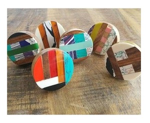 Pomo de resina con logotipo personalizado, herrajes para muebles de estilo antiguo, diseño indio, pomos para puertas, precio al por mayor - Product Image 6