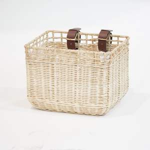 Cesta desmontable de ratán para accesorios de bicicletas, venta al por mayor, cestas delanteras duraderas para bicicletas, bolsa de estilo retro para bicicletas - Product Image 2