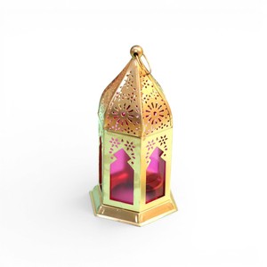 โคมไฟเหล็กตกแต่งทำมือสไตล์วินเทจ ที่วางเทียนแขวนหรือวางบนโต๊ะ - Product Image 4