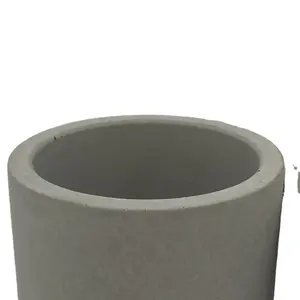 Decoración de mesa tarros de hormigón para el hogar cilindro de tapa de Vietnam hecho a mano forma redonda superior HDA10RDS1 tarros de vela de cemento únicos acentos
