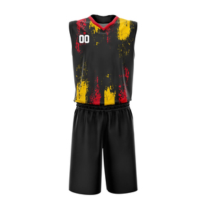 Conjunto de Uniforme de Baloncesto Personalizado, Pantalones Cortos de Malla Transpirable que Absorben la Humedad, Ropa Deportiva para Hombres, Mujeres y Equipos Juveniles - Product Image 4
