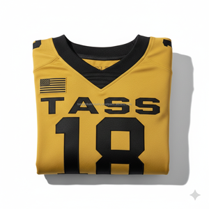 Uniforme de football américain imprimé à manches courtes respirant personnalisé OEM en gros - Product Image 6