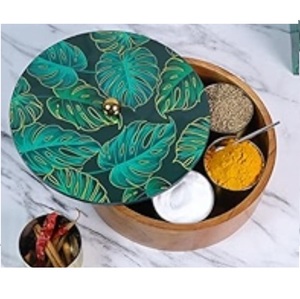 Boîte à épices en bois pour cuisine, ustensile de cuisine, produit très vendu, fournisseur en gros - Product Image 1