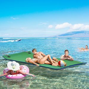 9 'X 6' tappetino per acqua giglio per 2 adulti verde galleggiante acqua Pad per lago piscina oceano spiaggia o in barca - Product Image 2