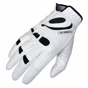 Factory Direct Sale Customizable Cabretta Genuine Leather Golf <b>Gloves</b> <b>with</b> Full Color PU Material Sports Hand <b>Grips</b> - Product Image 5