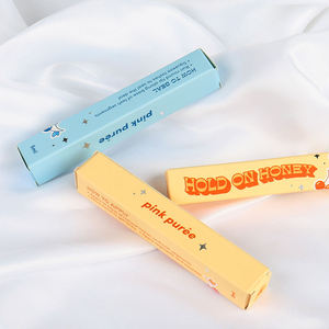 Custom Biodegradable Handmade Recyclable Cosmetic Packaging Soft <b>Box</b> White Paper Hot Stamping Lipstick <b>Bottle</b> Premium - Product Image 3