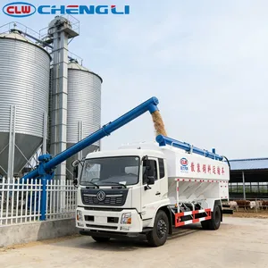 รถบรรทุกขนส่งอาหารสัตว์แบบดันด้วยระบบไฮดรอลิก Dongfeng ขนาด 22 ลูกบาศก์เมตร สำหรับขาย เหมาะสำหรับฟาร์มสัตว์ปีกและการขนส่งอาหารสัตว์ - Product Image 5
