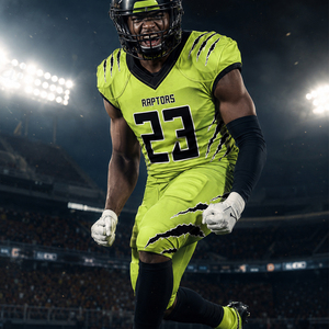 Wholesale American Football Apparel Custom Full Sublimation Football Uniforms High Elastic <b>Padded</b> Football Pants and Jersey Set - Product Image 5