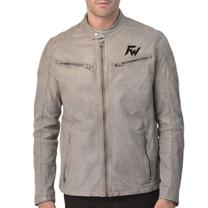 Vente directe d'usine, nouvelle arrivée, veste en cuir pour homme à manches longues, veste en cuir d'hiver personnalisée en gros - Product Image 1