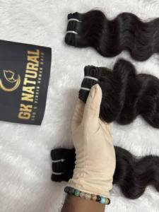 Extensiones de Cabello Ondulado Directo de Fábrica, Paquetes de Cabello Humano Remy para Mujer - Product Image 4