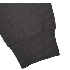 Haut court à capuche oversize pour femme, hiver, épaules tombantes, 100 % coton molletonné, personnalisable, haute qualité, manches courtes, couleur unie - Product Image 6