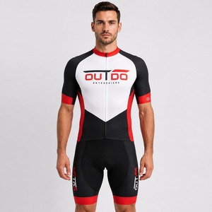 Uniforme de Ciclismo, Ropa Deportiva Premium, Diseñado con Tecnología de Gestión de la Humedad para Ciclismo de Verano - Product Image 1