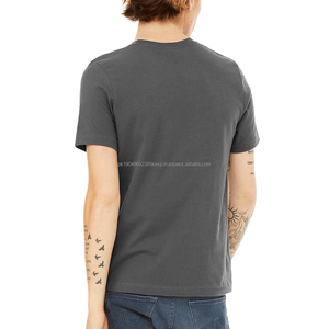 Camiseta de punto de manga corta personalizada para hombre, 100% algodón, estilo urbano, de secado rápido, transpirable y de corte holgado. - Product Image 6