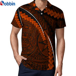 Camisa Formal Transpirable para Hombre, Sublimada, Antiarrugas, con Logotipo Bordado en la Parte Delantera, Manga Corta, Cierre de Botones, Spandex/Poliéster - Product Image 6