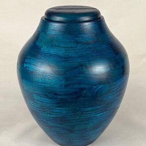 Urne funéraire en céramique ronde rouge avec motif colombe, pot commémoratif traditionnel de sympathie - Product Image 4