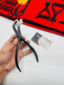 Custom Logo Microlink Tool Kit for Hair <b>Extensions</b> – Stainless Steel Pliers, Razor & Case | OEM Tape-In & Micro <b>Bead</b> Tools Set - Product Image 3