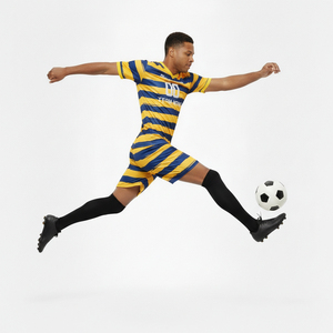 Maillots de football personnalisés pour adultes, ensembles complets, uniformes, maillots de football pour hommes, séchage rapide, 100% polyester, vêtements de football - Product Image 2