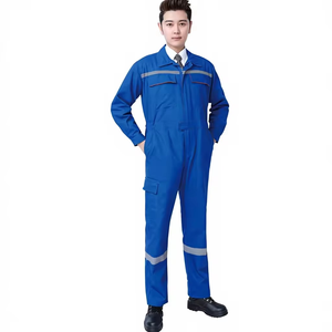 Vêtements de travail personnalisés avec logo, vêtements de sécurité haute visibilité, combinaisons réfléchissantes en polyester pour hommes, combinaison de travail pour mécaniciens - Product Image 6