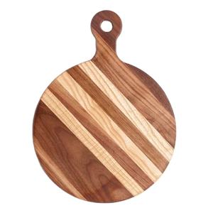 Planche à découper élégante en bois d'acacia de qualité supérieure avec poignée unique avec fil Planche à découper en bois naturel pour la cuisine - Product Image 2