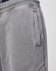 Nouvelle Arrivée Pantalon Homme Tendance Délavé à l'Acide, Tissu 100% Coton de Haute Qualité, Taille Élastique, Coupe Ample, Survêtement pour Homme - Product Image 6