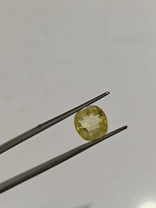 Zafiro amarillo de alta calidad de 8.50 ct, forma redonda, piedra suelta para fabricantes y diseñadores de joyas - Product Image 2