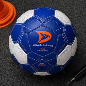 Ballon de football en cuir PU à 32 panneaux, taille 5, avec logo personnalisé OEM, cousu à la machine, pour entraînement professionnel et matchs - Product Image 5