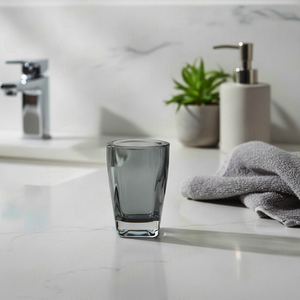 [Holar] Gobelets de salle de bain modernes en céramique noire, fabriqués à Taïwan, avec base épaisse et lourde, pour bain de bouche de qualité supérieure - Product Image 4