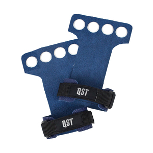 Poignées de gymnastique en cuir QST à 4 trous, protection des paumes et soutien des poignets pour le cross-training, les kettlebells, les tractions et l'haltérophilie - Product Image 1